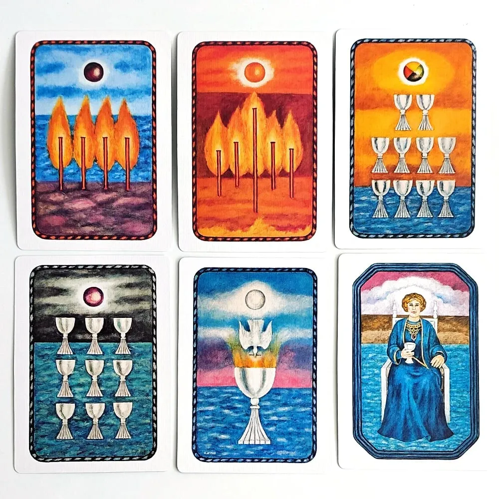 Il Mazzo dei Tarocchi Junghiani in Scatola Rigida 78 Carte a Doppio Rilievo per l'Immaginazione Attiva Archetipi Jung Psicologia