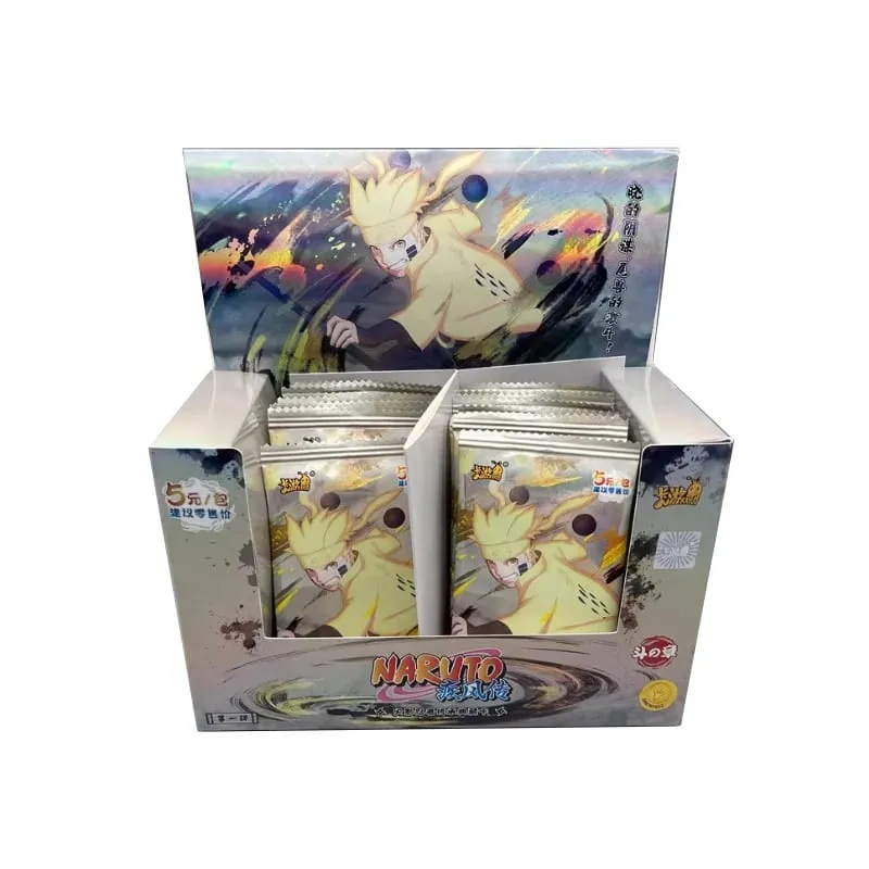 Véritable carte NARUTO combat chapitre série complète jeu de cartes carte de Collection dessin animé jouets pour enfants entourant les cadeaux de vacances.
