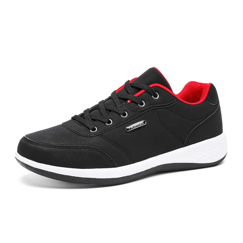 Men Shoes Spring Autumn Waterproof Walking White Sneakers Man Leather Sports Shoes Non-Slip Footwear Tennis for Men — image 10