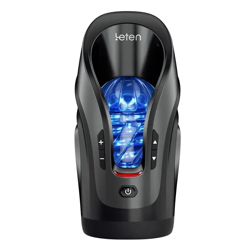 Leten Thrusting-Pro Automatisk Teleskopisk 75MM Kraftfull Thrusting Vagina High Speed Intellegent Voice Masturbator Sexleksak för män — image 1