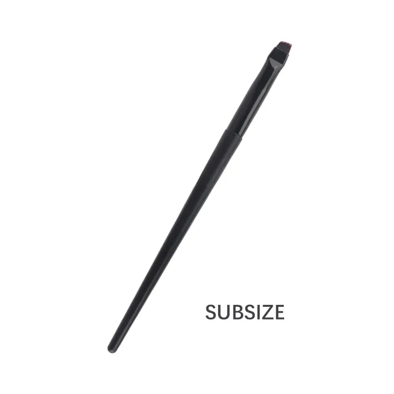 Set di pennelli per trucco eyeliner a lama da 1/3 pezzi Pennelli per sopracciglia piatti ultra sottili ad angolo fine sotto gli occhi Posiziona il pennello per dettagli precisi — image 12