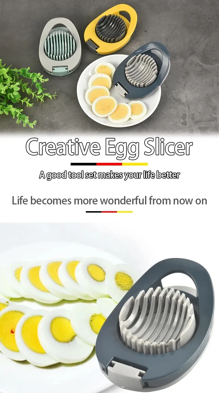 สแตนเลสสตีลเครื่องตัดไข่ผลไม้ Garnish เครื่องตัดไข่อเนกประสงค์เครื่องตัดตัดรูขุมขน Hard ไข่ JDGJ002 — image 7