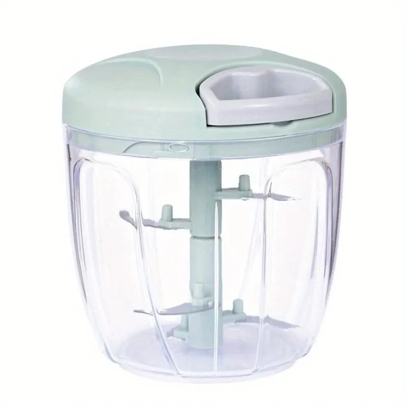 Cortador de mano para picadora de ajo, procesador de alimentos con cuerda manual, picador de verduras, para cebolla, jengibre, frutas, nueces, apto para lavavajillas — image 12
