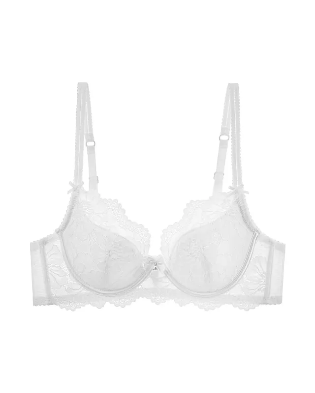 Lila französischer Spitzen-BH mit Stickerei, weicher Bügel, Minimizer, große Brust, Lift, Anti-Durchhängen, Unterstützung, tägliche Dessous, 32–38 BH-Set — image 11
