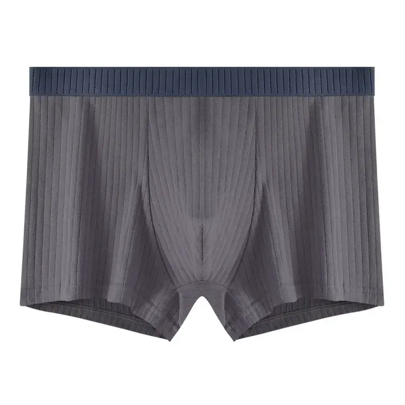 4pcs/set High Quality Cotton Men's Underwear Antibacterial Boxer Shorts Elastic Breathable Men Underpants Soft Male Short — image 18