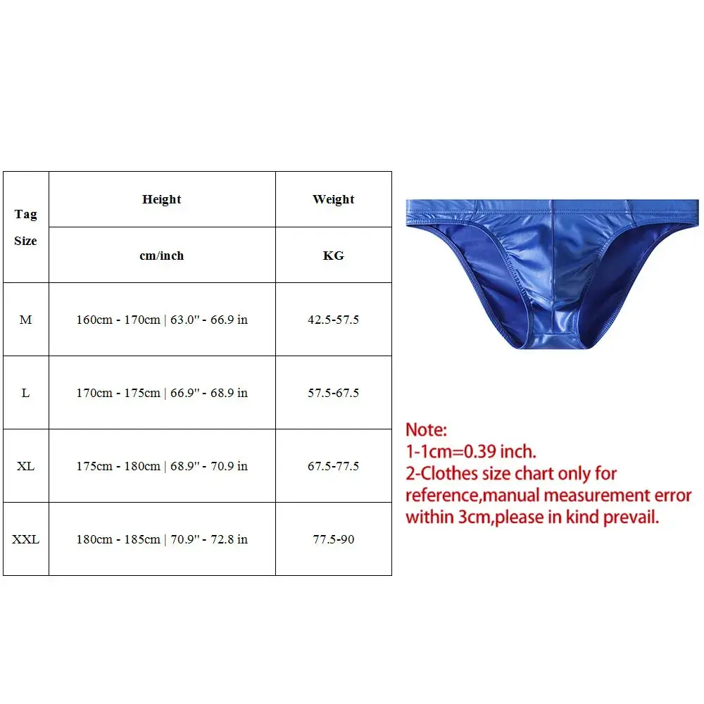 Wasserdichte Männer Slips Glänzend Tanga Seidig Glatte Unterhose Low-taille Männer Unterwäsche Taille Ausbuchtung Beutel Dessous Höschen Unterhose — image 5