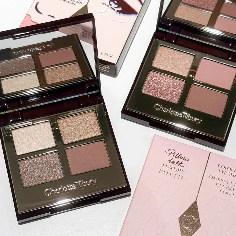 Charlotte Tilbury Brand Makeup 4 Colors Eye Shadow Disc 5.2g Pillow Talk Nature Easy To Color Foundation Eyeshadow Cosmetics — image 3