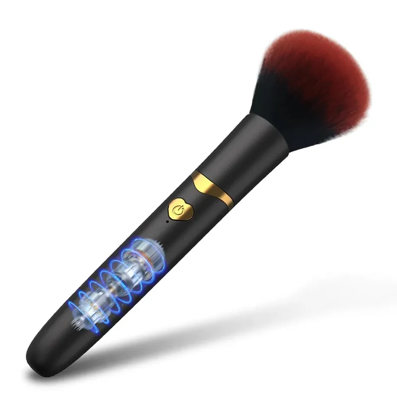 Wibratory Pędzel do makijażu 7 Tryb Wibracji Sutek Stymulator Łechtaczki Kobieta Masażer Kulkowy Dyskretny Sex Zabawka Dla Dorosłych dla Kobiety 18+