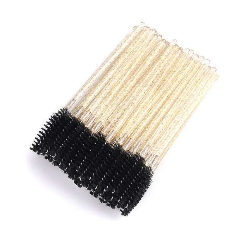 50 ชิ้น Disposable แปรงขนตา Extension คริสตัล Eyebrow แปรงมาสคาร่า Eye Lashes ชุดเครื่องมือเครื่องสำอางค์แต่งหน้าความงาม — image 8