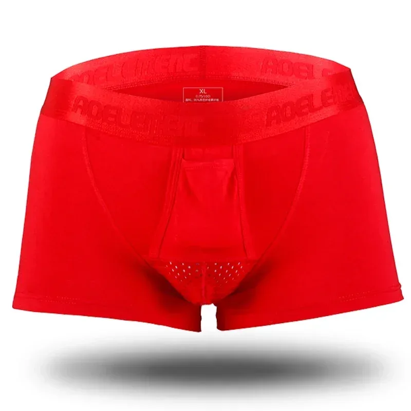 Kulseparerade underkläder Herrventilerade sommartorrkalsonger Is sidenväska isfriska boxers — image 27