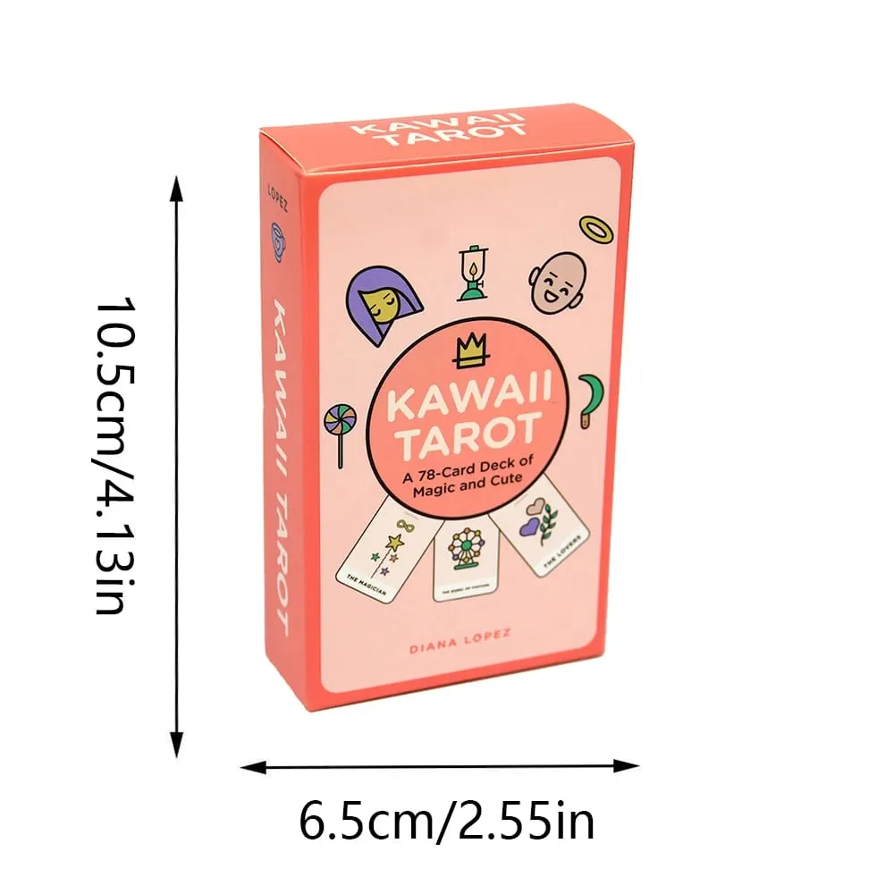 Kawaii Tarot Cards Mystical Guidance Divination Entertainment Partys Board Game Supports Wholesale 78 — image 4