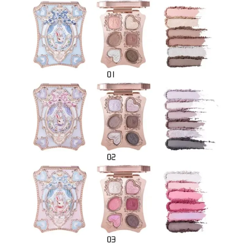 Flowers Knows Bunny Garden Collection Gavesæt Makeup Øjenskygge Palette Velvet Matte Lip Stick Lip Cream Blush De Maquillaje — image 3