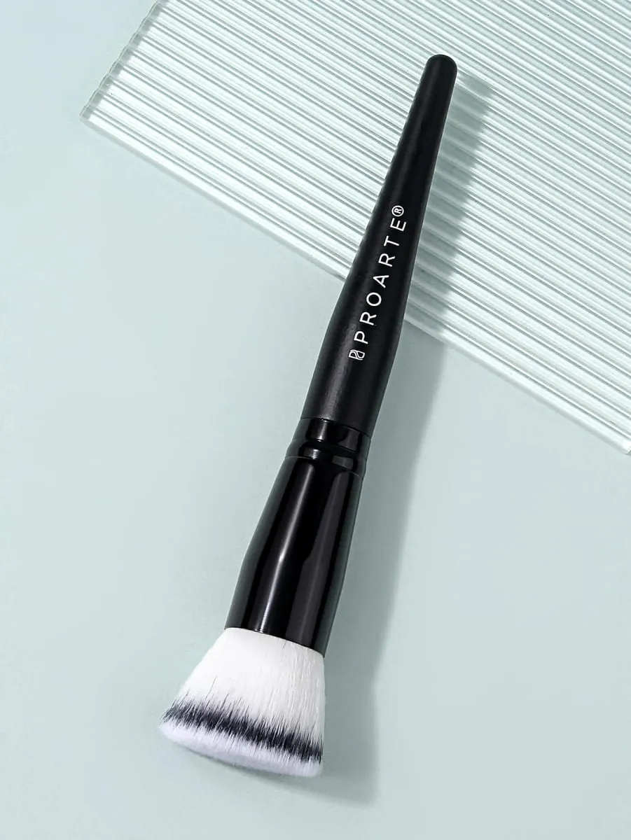 1 Stück Stippling Foundation Make-up Pinsel Flat-Top-Gesichtskosmetikpinsel für flüssige Creme Foundation Rouge Gesichts-Make-up Beauty-Tool — image 2
