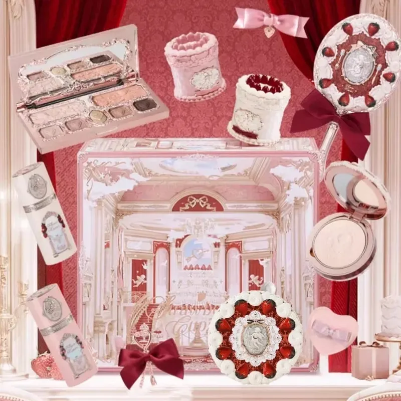 Hoa Biết Dâu Cupid Hộp Bộ Trang Điểm Bộ Mỹ Phẩm Trọn Bộ Bảng Phấn Nén Má Hồng Son Môi Hộp Bí Ẩn — image 2