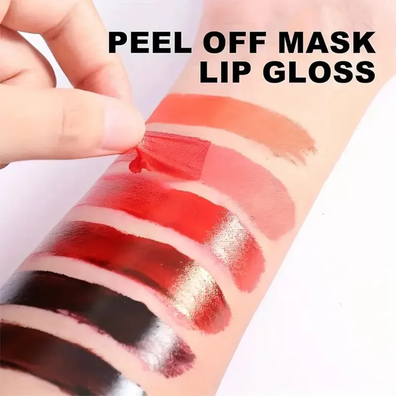 Mattes Lipgloss-Farbset mit 6 Geschmacksrichtungen – glatt, seidig, langlebig, resistent gegen Tassenflecken. Rotbraun-Rosa-Farbpalette für den Alltag — image 3