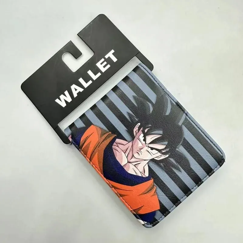 Anime Dragon Ball Peripherie Pu Brieftasche Einfache Mode Multifunktions Klapp Münze Brieftasche Junge Exquisite Urlaub Geschenk