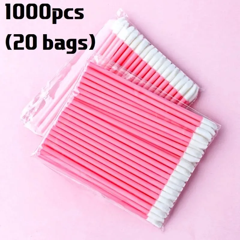 BULK 50/500/2000PCS แปรงทาปาก Professional Applicators ขายส่งลิปสติก Wands ผู้หญิง Lip GLOSS แปรง Make up TOOL อุปกรณ์เสริม — image 15