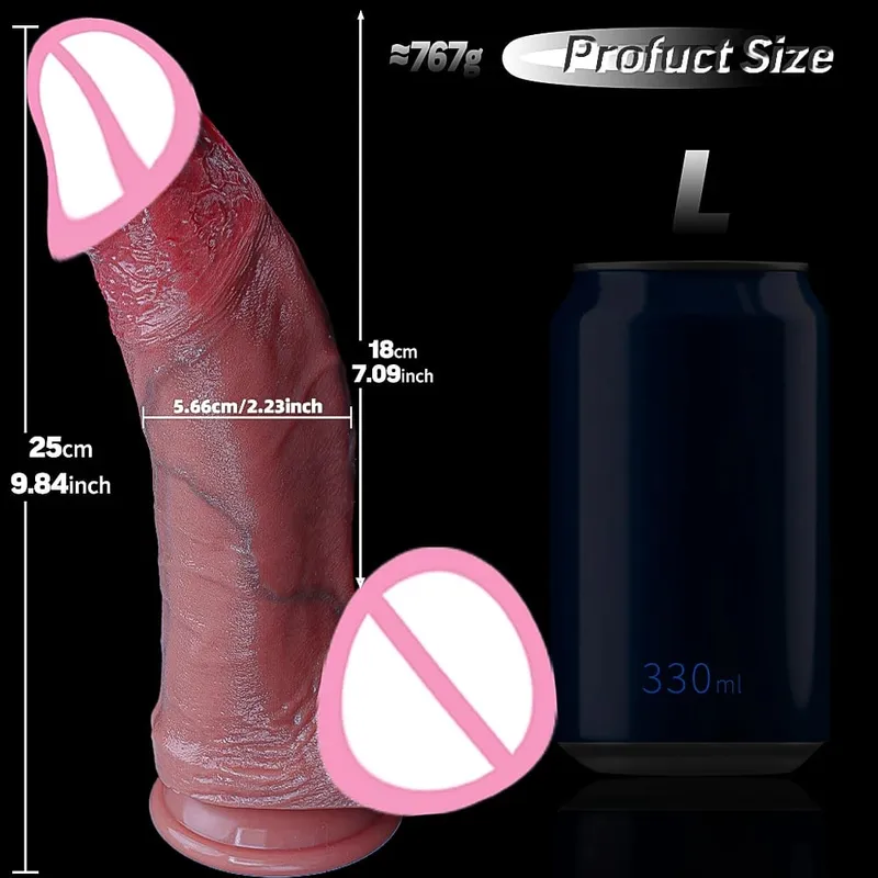 Nouveau gode Anal réaliste, masseur de Prostate avec ventouse, jouet sexuel pour débutants, masturbateur Vaginal Anal pour femmes — image 9