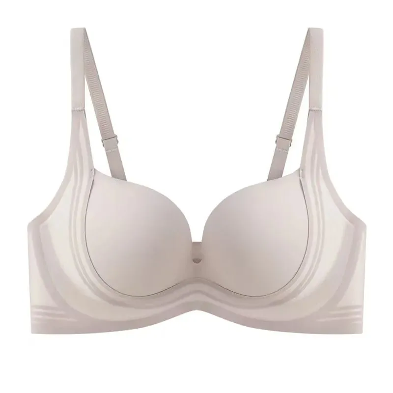 2025 Reggiseno push up senza soluzione di continuità Seno piccolo Raccolta Allargamento Anti-Cedimento Sottile Superiore Fondo spesso Senza ferretto Lingerie per le donne — image 9
