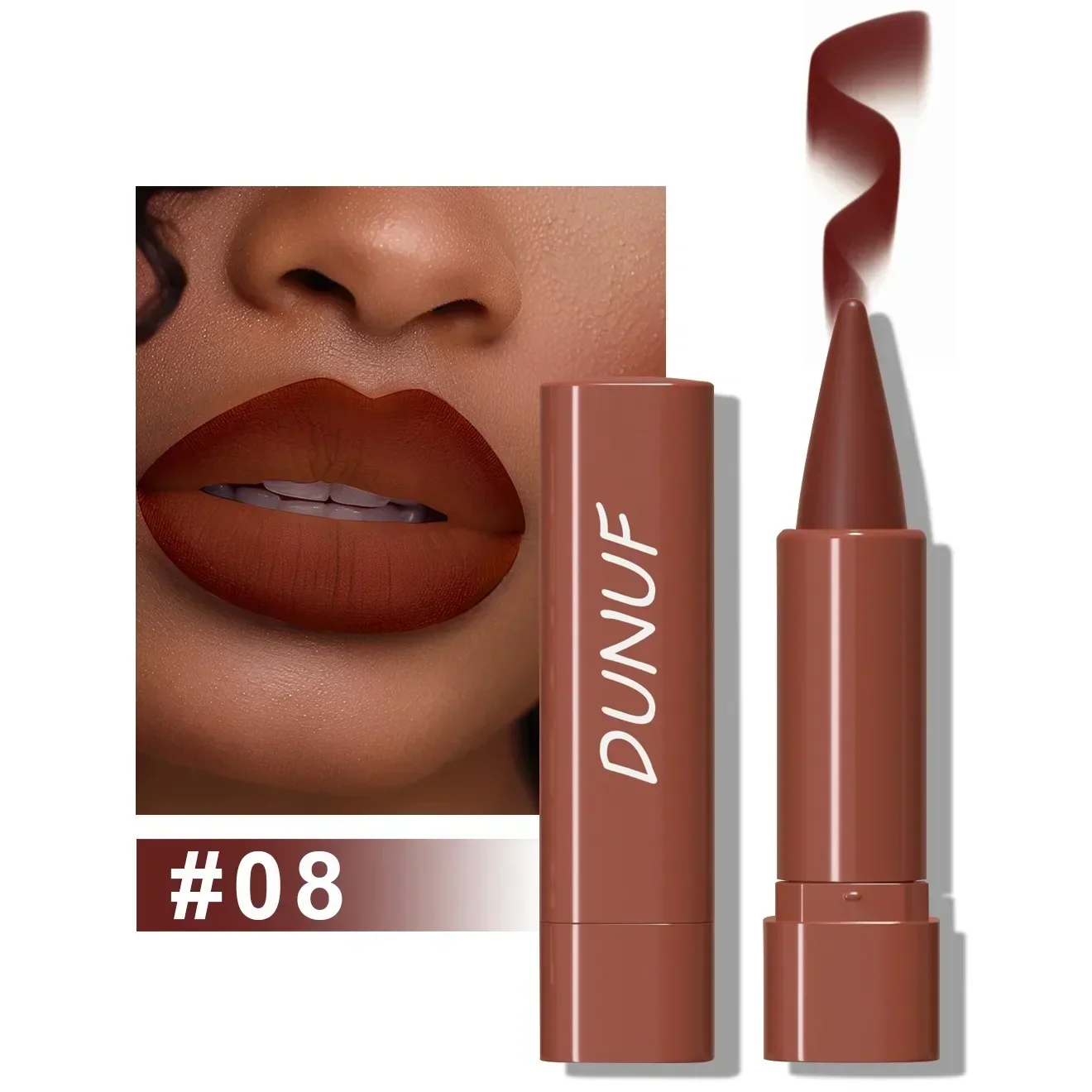9 Farben Gradient Lip Liner Mattschwarz Braun Samt Lippenstift Wasserdicht Nicht klebrig Contouring Tint Lipliner Crayon Lip Makeup — image 11