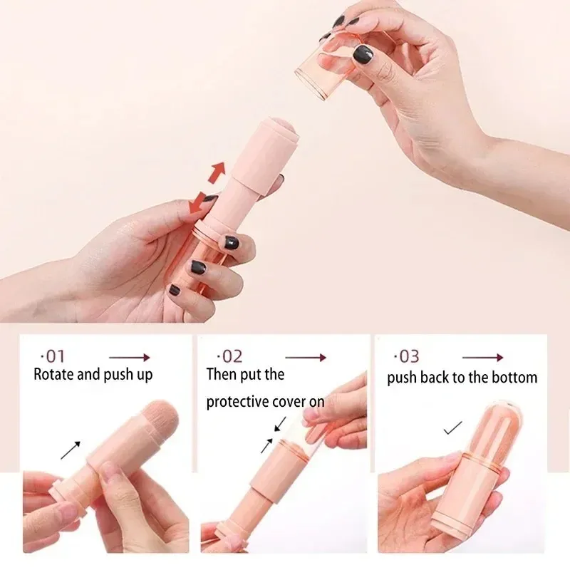 4 pz/set 4 In 1 Pennello Per Trucco Telescopico Pennelli Per Trucco Da Viaggio Portatile Set Ombretto In Polvere Sciolto Mini Pennello Per Trucco Strumenti di Bellezza — image 4