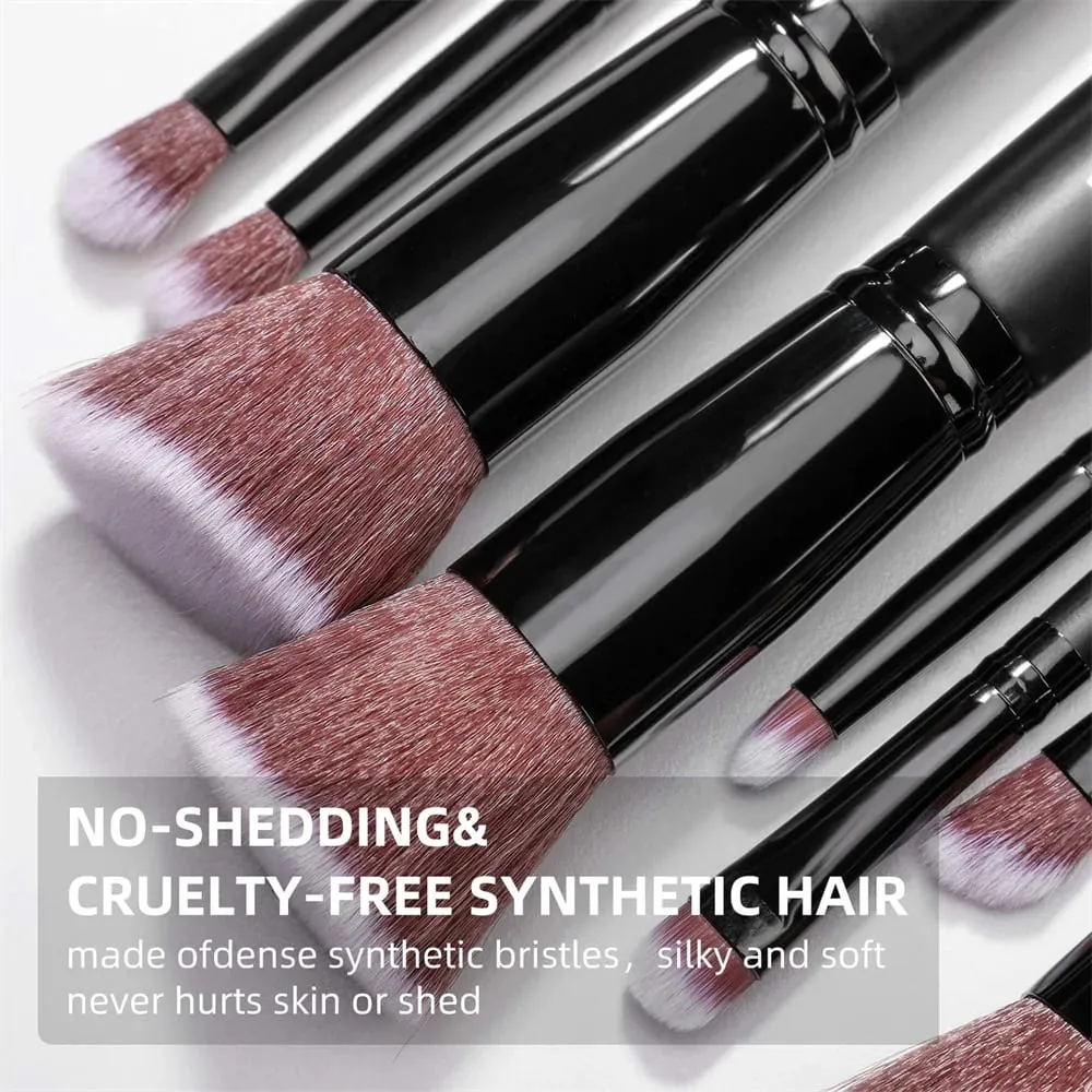 Juego de brochas de maquillaje profesional, 14-16 Uds., Kit de maquillaje Premium, base de pelo sintético, sombras de ojos potentes, herramientas de belleza para mezclar — image 3