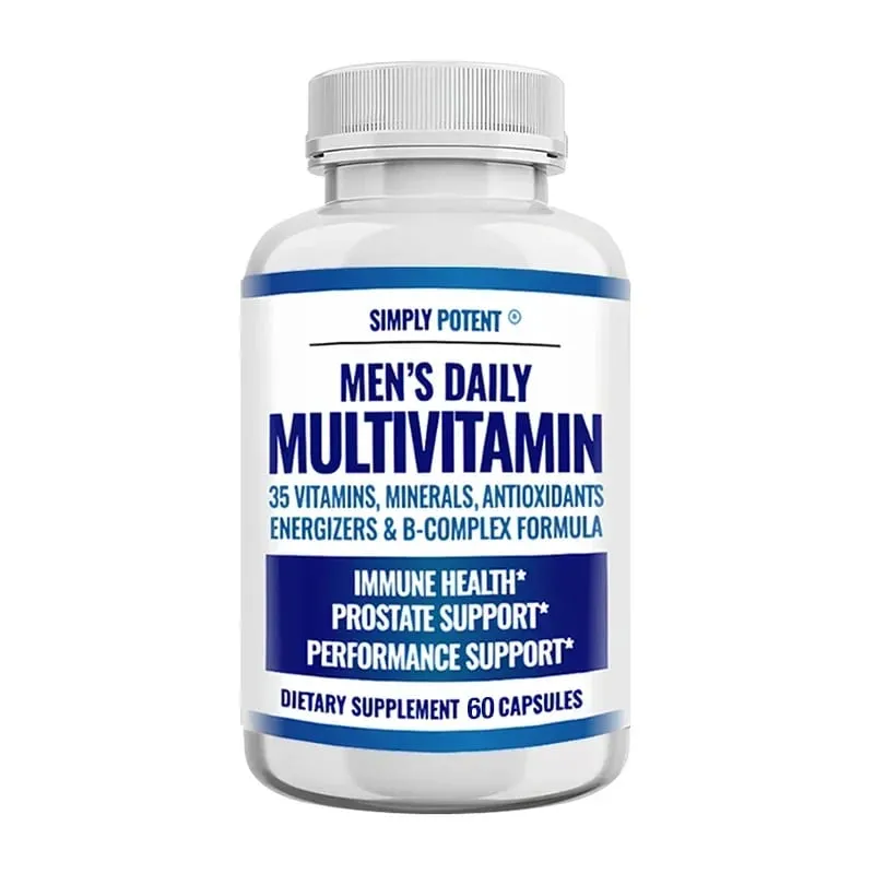 Multivitamin Harian Pria untuk Metabolisme Konsentrasi Energi Prostat Vitamin Imunitas: A C D E (B1 B2 B3 B5 B6 B7 B9 B12) — image 8