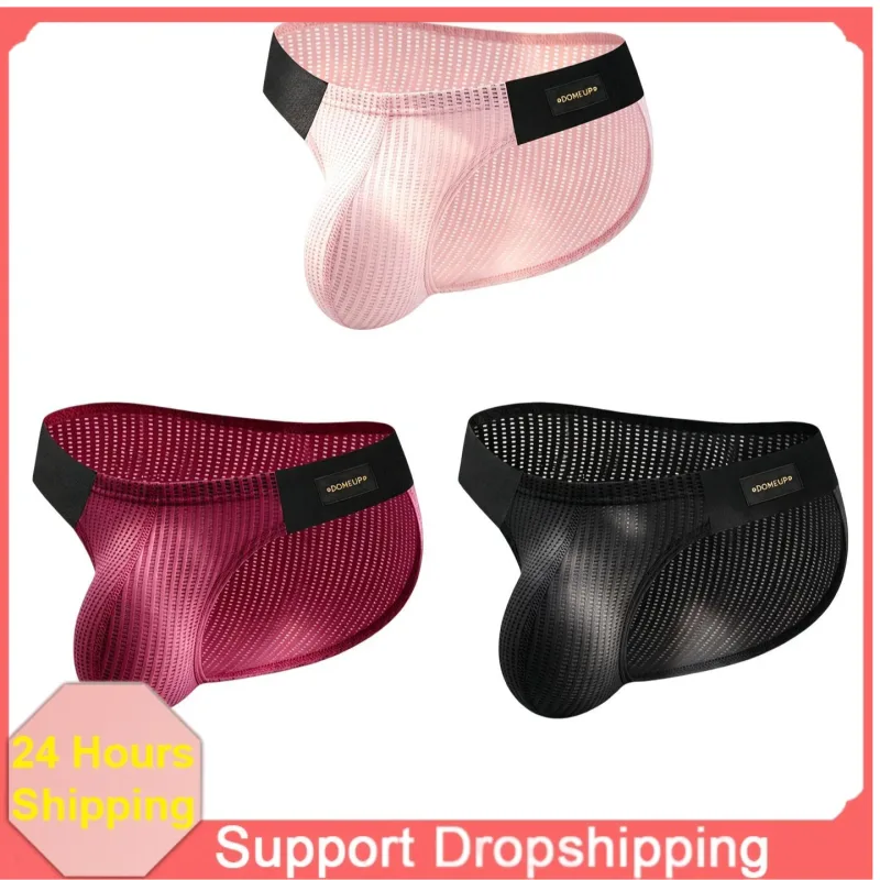 1/2/3PCS Slip da uomo in cotone mercerizzato premium nuovi ultra-sottili traspiranti morbidi come la seta Fitness Gym Abbigliamento quotidiano Biancheria intima da uomo — image 2