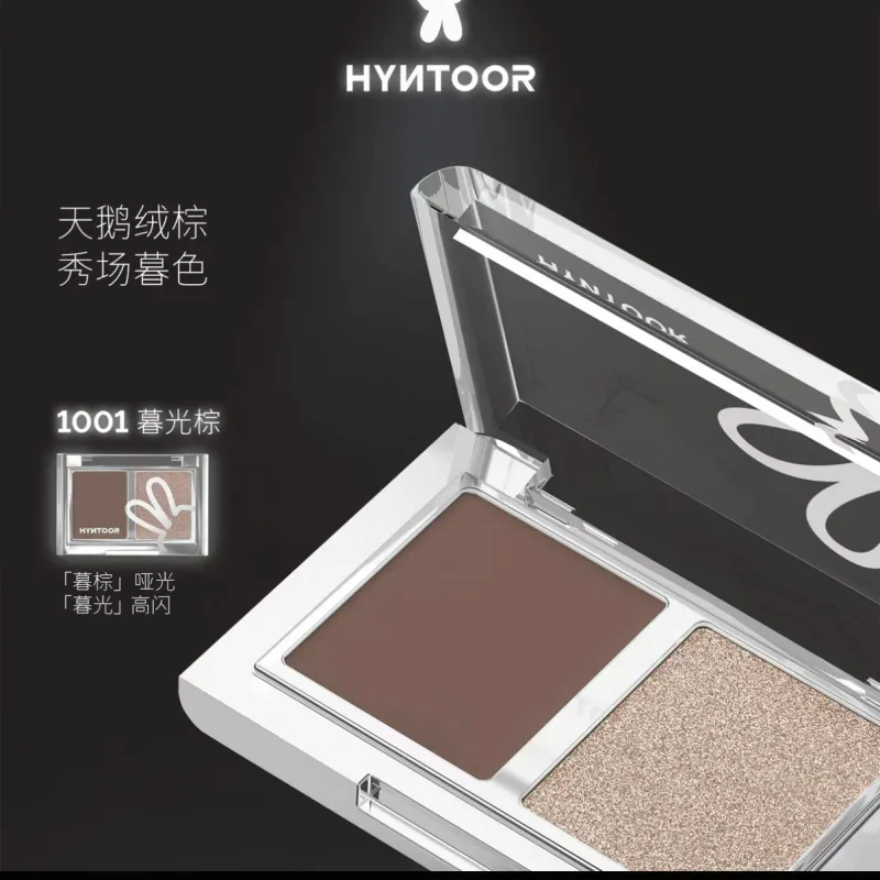 Hyntoor Black Lipgloss Glitter Gothic Gincu Set Dwi Warna Perak Matte Berkhasiat Dark Satin Metalic Kesan Berasap Harian — image 16