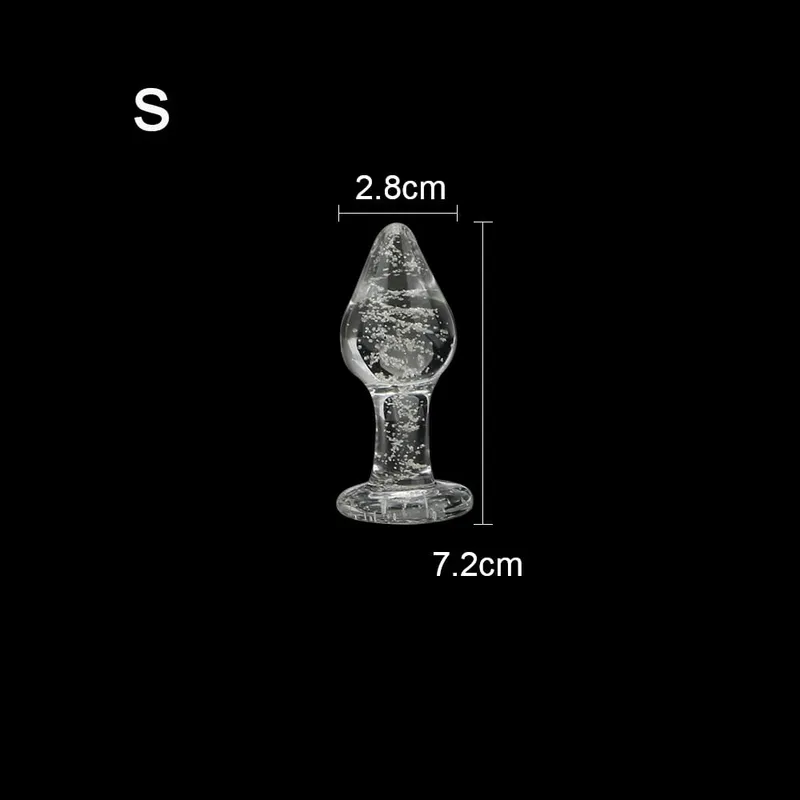 50 มม.BUTT Dilator Anal Plugสำหรับผู้หญิงช่องคลอดExpanderแก้วใหญ่DildosหญิงMasturbatorเพศของเล่นผู้ใหญ่เกมเร้าอารมณ์ผลิตภัณฑ์ — image 7
