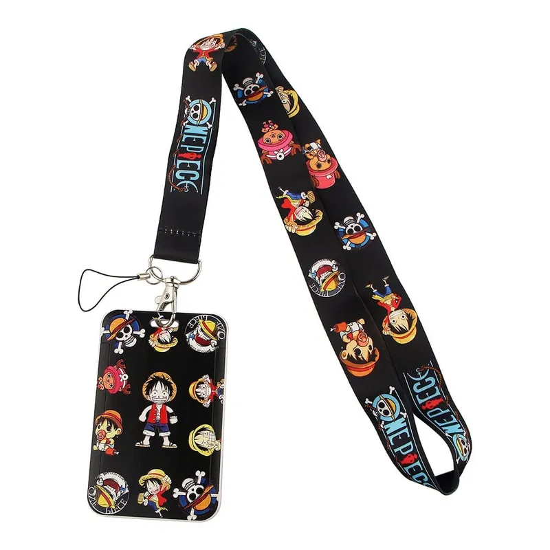 Pemegang Tauliah Rantai Kunci Lanyard Leher Untuk Pemegang Kad Kredit Pas Kad Akses Aksesori Anime Cosplay — image 10