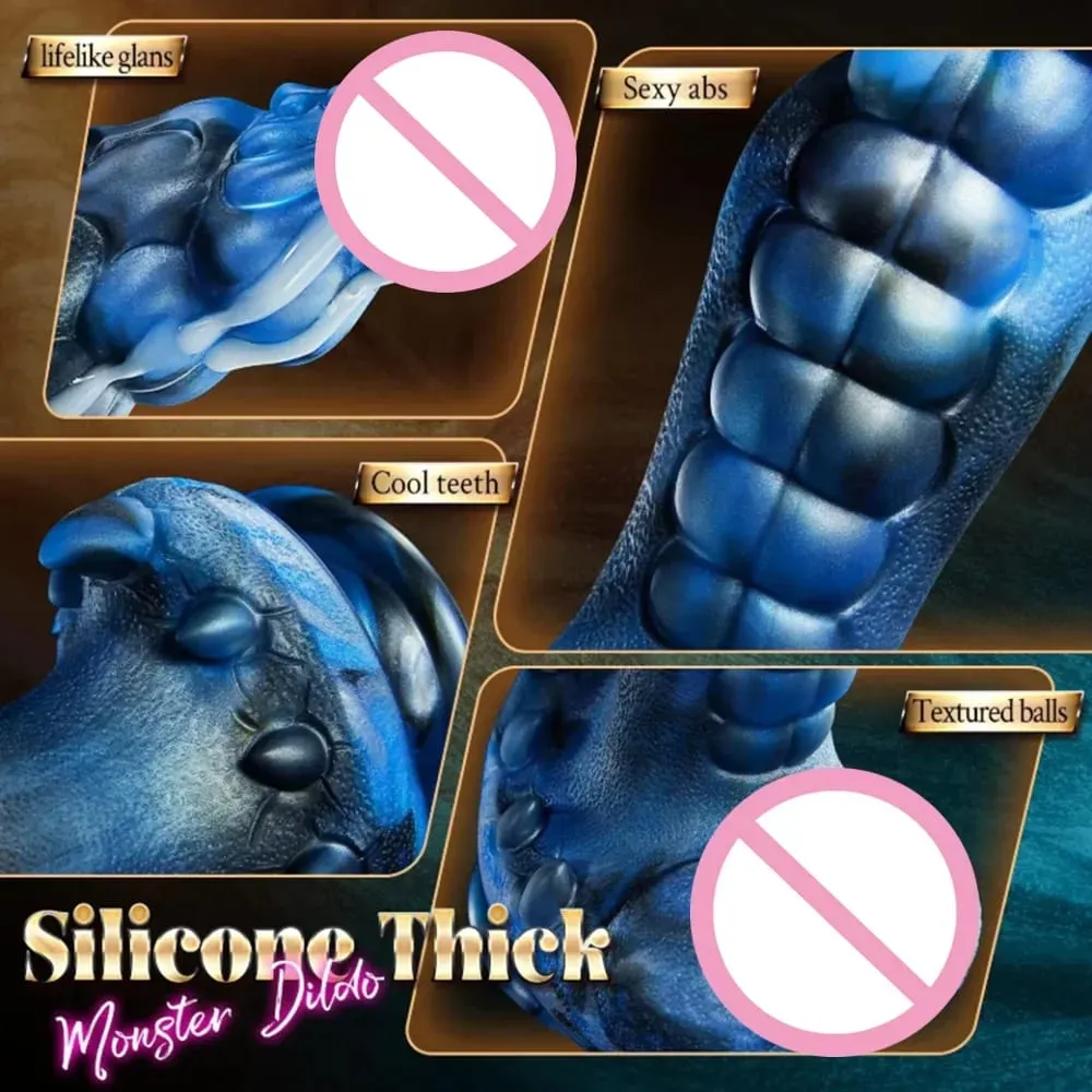 Big Fantasy Monster Dildo Vibrátor Dálkové ovládání Natahování Topení Obrovská dračí anální zástrčka Stimulátor klitorisu Sexuální hračky pro ženy — image 5