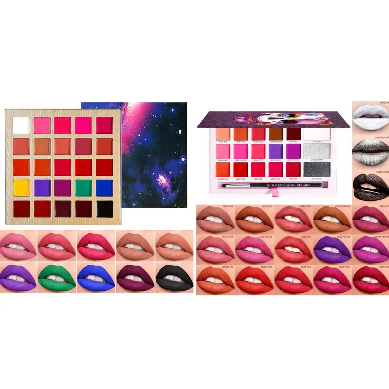 1PCS Multicolor Fard, Ombretto, Bronzer e Rossetto Palette Mutil-Use Makeup Palette per Halloween Festival Party Make Up — image 7