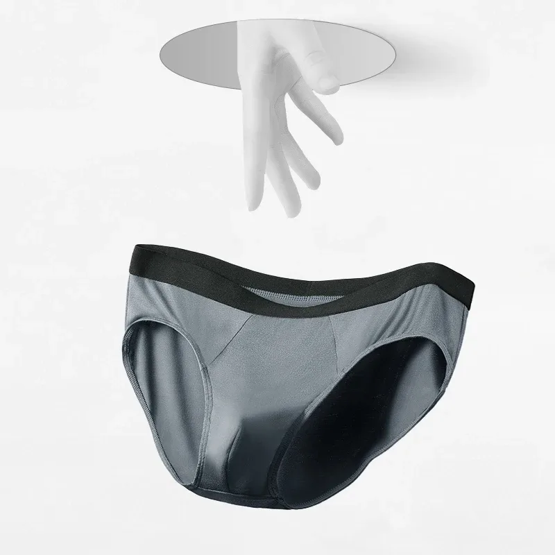Miiow men's antibacterial underwear. Thin - style, made of modal. Low - rise, large - size briefs. Comfortable and breathable me — image 7