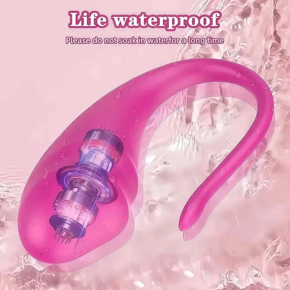 Vibromasseur œuf puissant portable, contrôle par application, stimulateur Vaginal clitoridien de Type U pour Couples, Massage du point G, jouet sexuel pour femmes de 18 ans et plus — image 5
