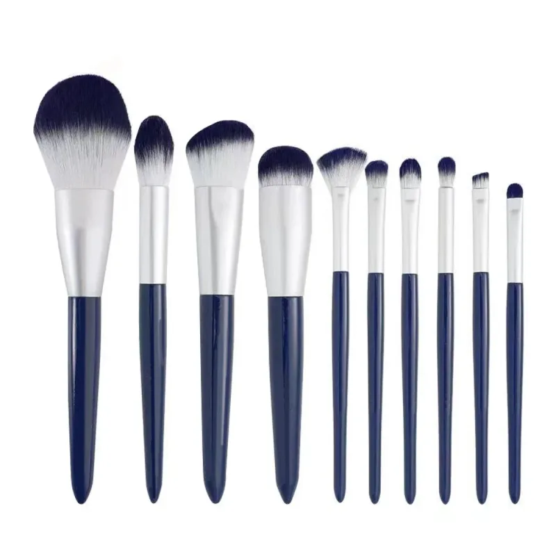 11 pcs Pink Makeup Brushes Set Vegan Eyebrow Eyelash Powder Synthetic Hair Foundation Brush Make Up Tools For Women — image 13