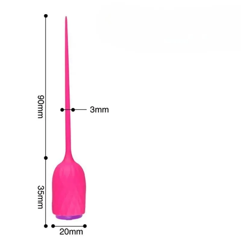 ยาว Urethral Vibrator Catheter ท่อปัสสาวะเสียง Dilator นวด 10 ความเร็ว Dildo Vibrator Catheter อวัยวะเพศชาย Plug เพศของเล่นสำหรับผู้ชายเกย์ — image 10