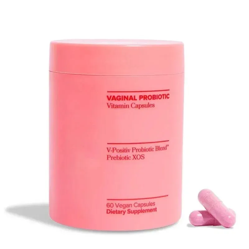 Kapsul Vitamin Probiotik Faraj Wanita Menyokong Saluran Kencing dan Kesihatan Faraj Campuran Probiotik Lactobaccilus & V-Positiv