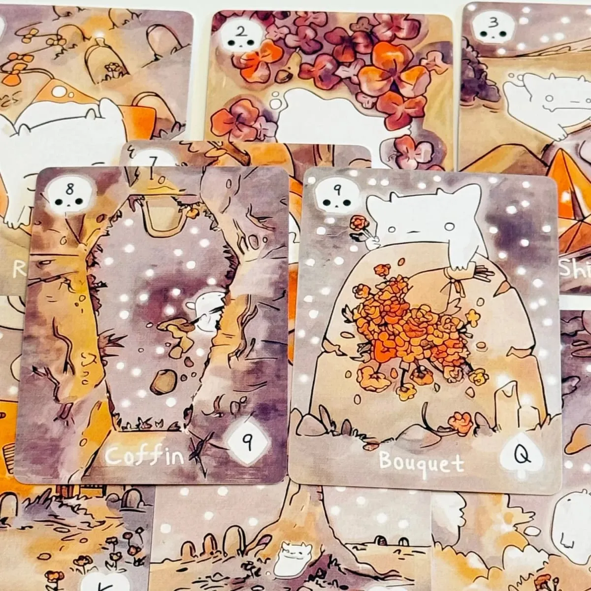 Lil Phantasm Lenormand Oracle Deck 36 buah Kartu Oracle Permainan Papan Kartu Bermain Pesta Keluarga — image 4