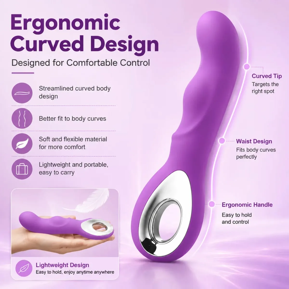10 Geschwindigkeit G-punkt Vibrator AV Zauberstab Massagegerät Dildo Vibratoren Dual Klitoris Stimulator Vaginalmassagegerät Sexspielzeug für Frau ab 18 Jahren — image 3