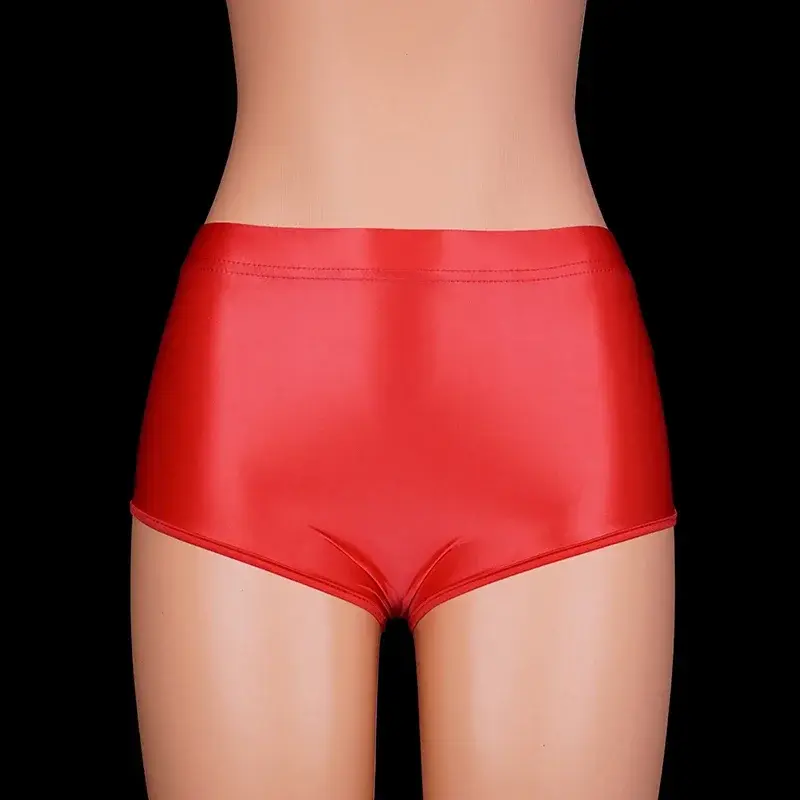 Satin glänzende Spandex-Shorts für Männer, extra kurze Biker-Shorts, glänzende Fitness-Kleidung, sexy Glitzer, Laufen, Fitnessstudio, sexy Unterwäsche für Männer — image 17