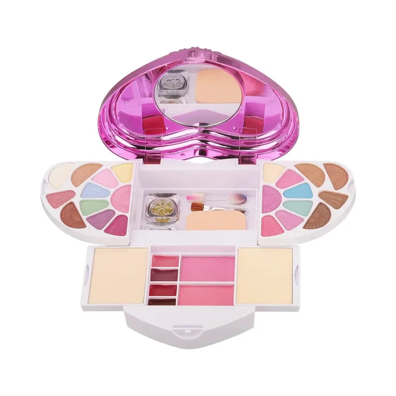 Kit trucco Set completo per donna Multifunzionale Tutto in una scatola 32 colori Cipria Ombretto Evidenziatore Pennello Tavolozza trucco — image 5
