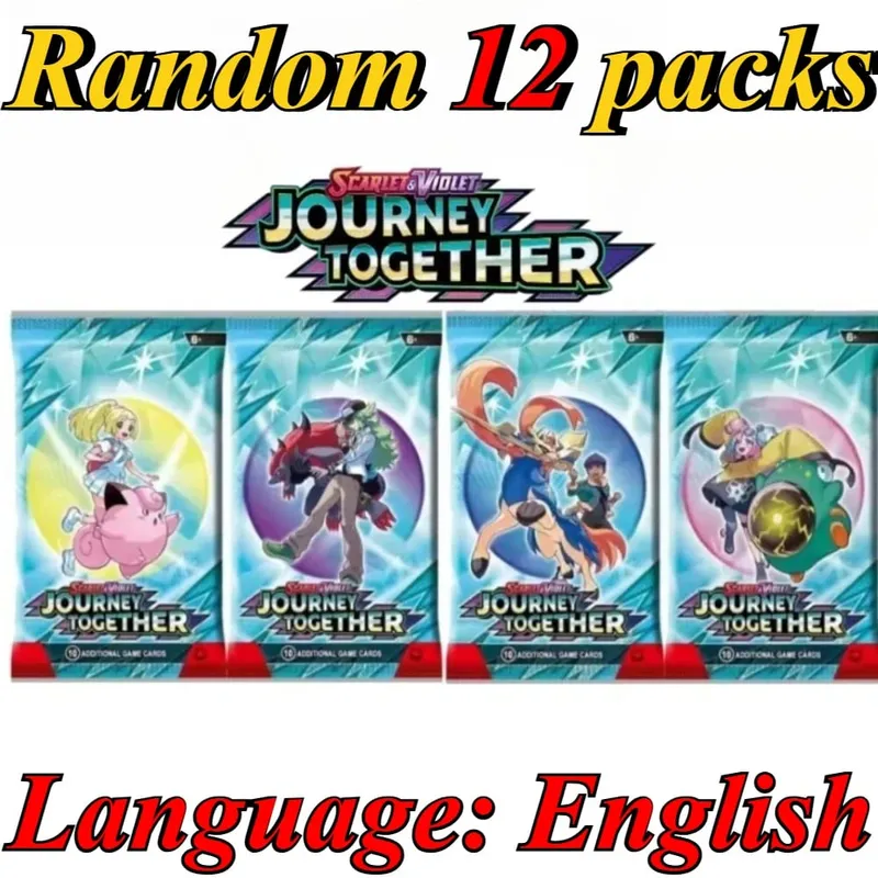 10 pacchetti di carte Pokémon Stelle luminose 151 evoluzioni prismatiche PALDEAN FATES Regalo di carte di transazione di battaglia di rinforzo inglese — image 9