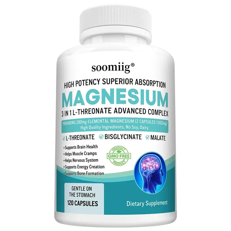 Magnesium L-Threonate+Glycinate+Malate - Improves Sleep Quality Supports Memory and Cognitive Function Promote Brain Health — image 9