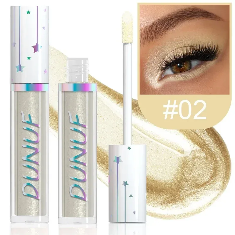 24 Farben Lidschatten-Stick, flüssiger Eyeliner, metallische Farbe, grün, Perlglanz, Glitzer, Lidschatten, wasserfest, Hochglanz-Make-up-Pigment — image 9