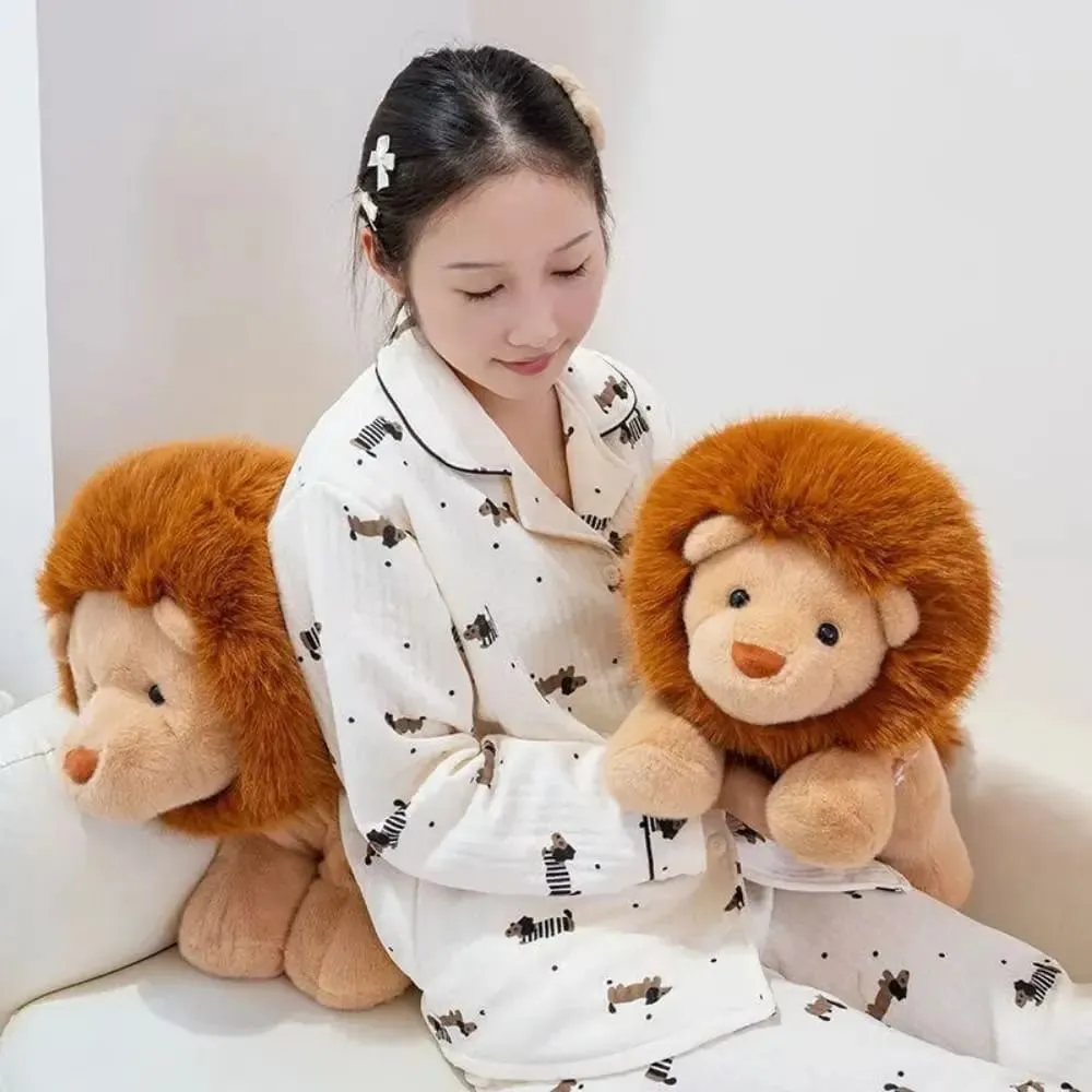 Regalo creativo Morbido Leone Peluche Peluche Cuscino Carino Animali di peluche da 15,8 pollici Peluche Supporto emotivo Peluche — image 4