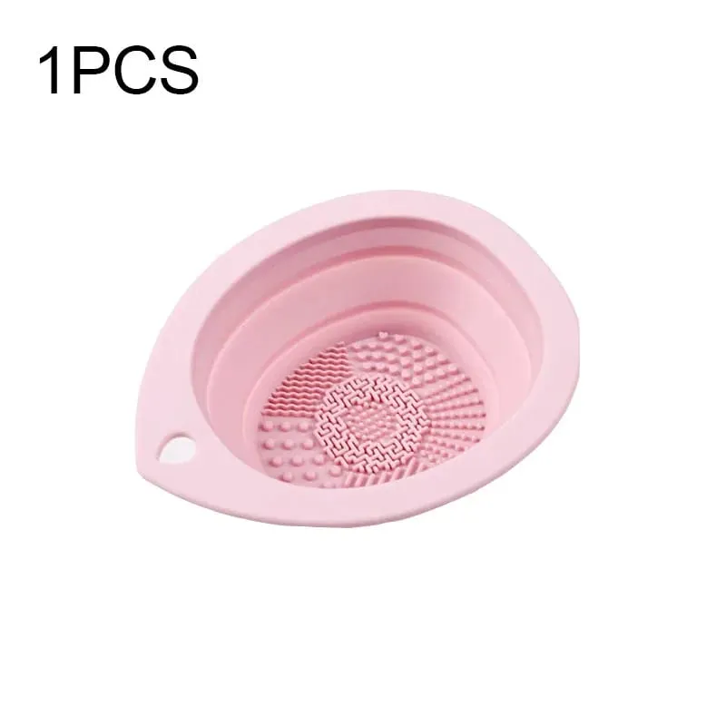 1/2PCS Tappetino per la pulizia del trucco in silicone per la pulizia dei pennelli per il trucco Pennelli per il trucco Strumento per la pulizia dei pennelli HZSQJGZ04