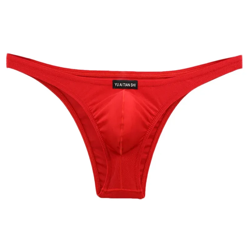 Sexy Underwear Men's Briefs Low Waist Nylon Jockstrap Mini Briefs Bikini Shorts Jockstrap Cueca Underpants Jockmail — image 9