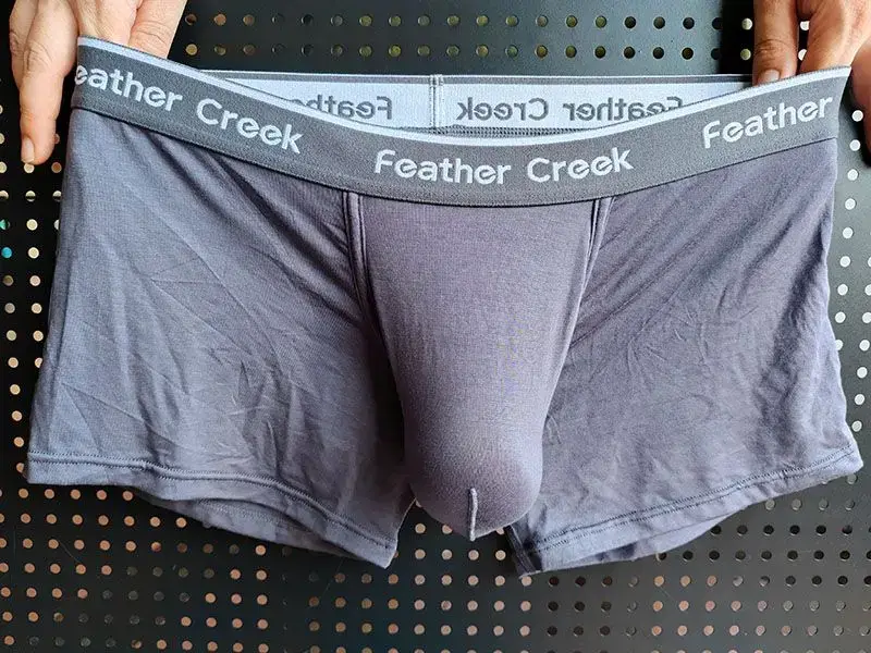 Lelaki Bulge Pouch Seluar Dalam Super Besar U-Concex Boxers Elastik Modal Selangkangan Poket Pakaian Dalam Wanita Seluar Rendah Pinggang Meningkatkan Seluar Dalam — image 7