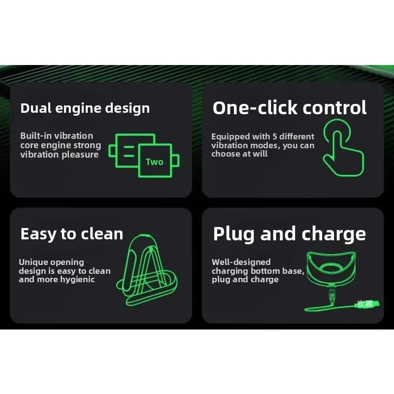 Electric Male Masturbator Intelligent Vacuum Vibration Suction Clamping Cup Adult Sex Toy for Men Penis Toys